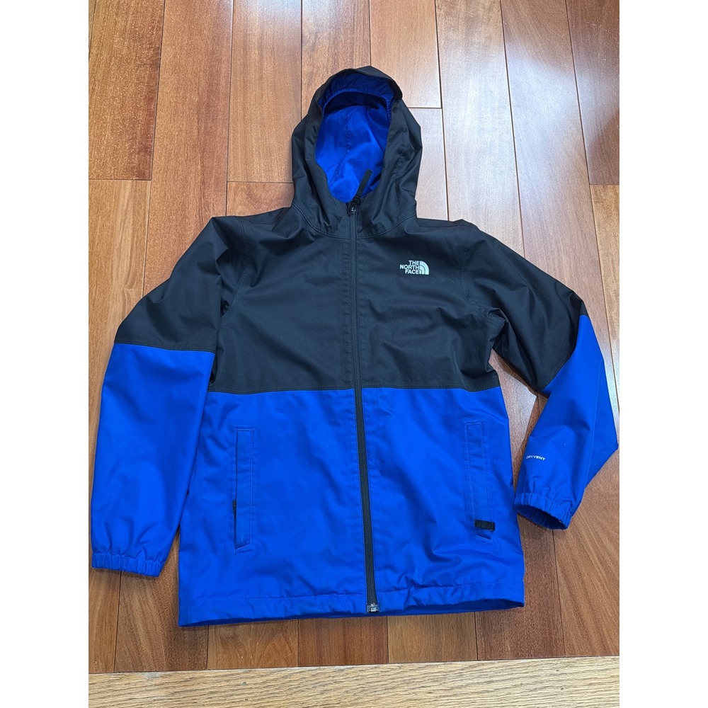 The North Face Boys Colorblock Hooded Shell‎ Jacket DryVent Size L 14 16